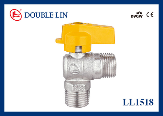 Aucun mâle du mâle X de fuite 1/2 clapets à gaz de laiton d'EAC de » X 1/2 »