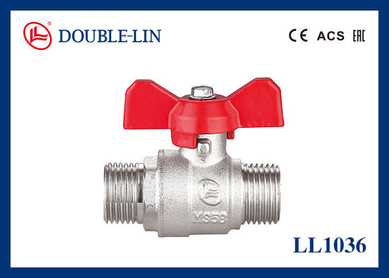 1/4 " à 1 " Robinet à boisseau sphérique en laiton 25 bars mâle X mâle avec poignée en T