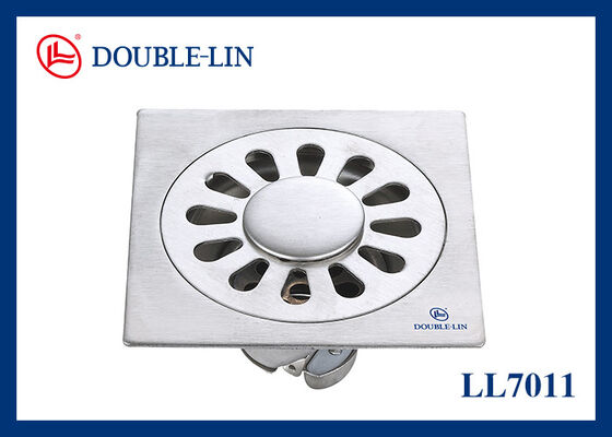 Évacuation rapide 100 x 50mm en acier inoxydable pour sol