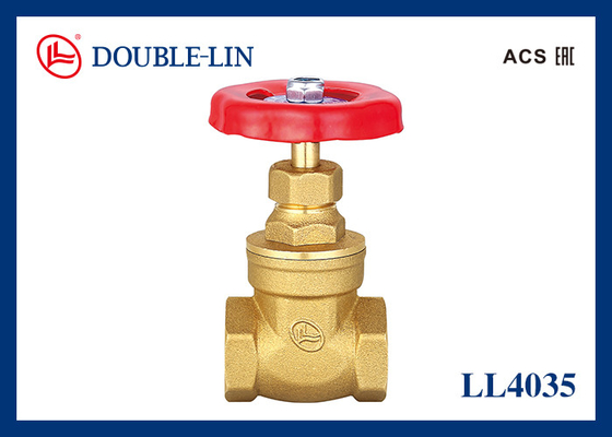 Pas de fuite Ventilateur de porte en laiton femelle X femelle 1/2"-4"