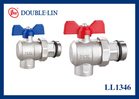 Collecteur d'eau en laiton avec raccord fileté ISO228 et clapet anti-retour pour l'industrie