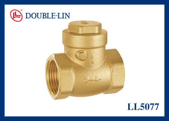 Clapet de non-retour oscillant en laiton de 1/2" à 4" avec joint en caoutchouc