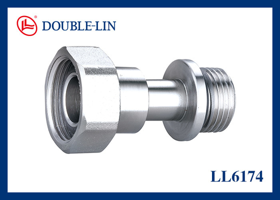 L'extension autocollante en laiton chromé poli Taille F3/4"×M1/2" F1"×M3/4"
