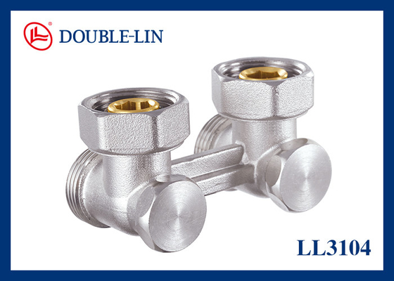 Vannes d'angle à deux tuyaux F3/4'' X M3/4" Filetage ISO228