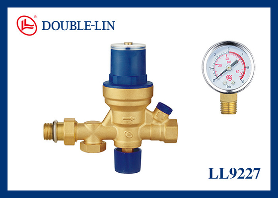 Vanne d'alimentation en laiton 1/2, 232 psi, filetage ISO228, 0-120°C