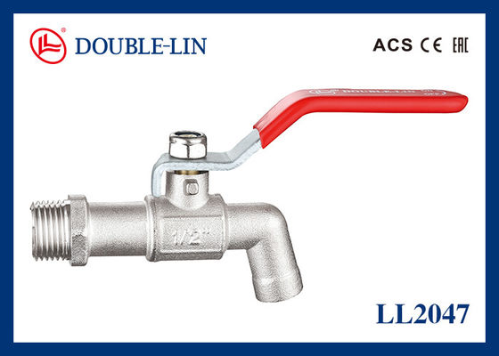ISO228 valve de coq de bavoir de poignée levier fil 1/2 plat »
