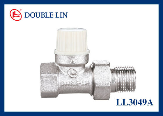 ISO228 filètent 10 valves droites de Lockshield de barre