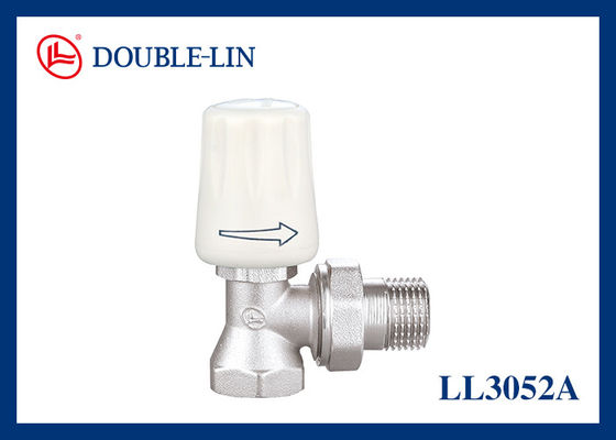 ISO228 fil 3/4&quot; valves à angles en laiton de radiateur