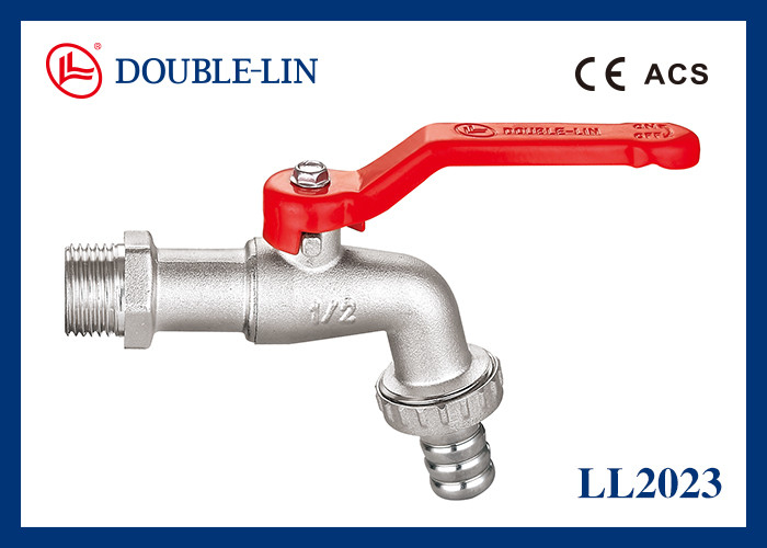 Manche en acier 1/2 "x 3/4" SS304 Sortie en laiton