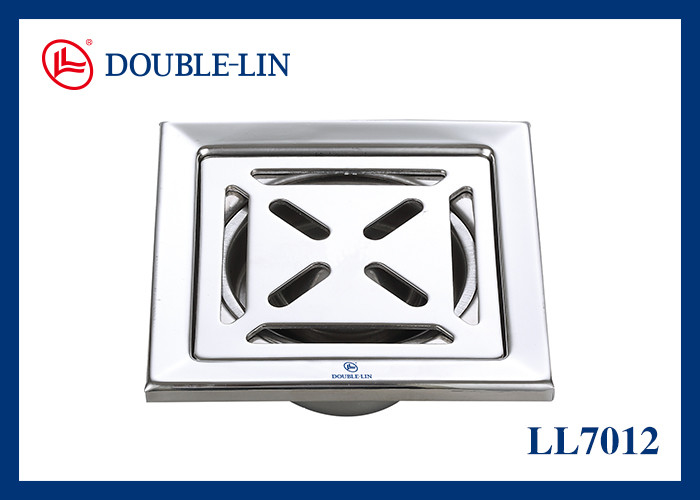 Évacuation de sol en acier inoxydable pour lave-linge 100mm x 50mm