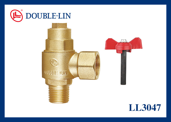 Matériau d'étanchéité polyvalent en PTFE, soupape d'angle en laiton 1/2" 3/4" 1" pour plusieurs applications