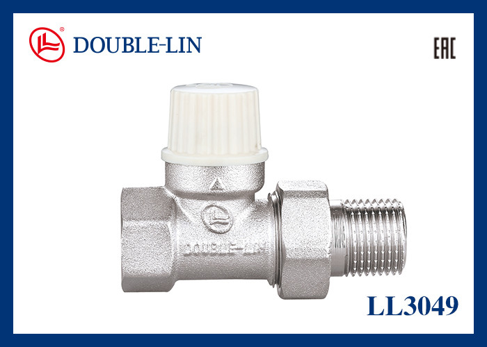 Robinet d'arrêt droit DIN259 Filetage 1/2" 3/4" Pression de service 145psi 0℃ à 120℃