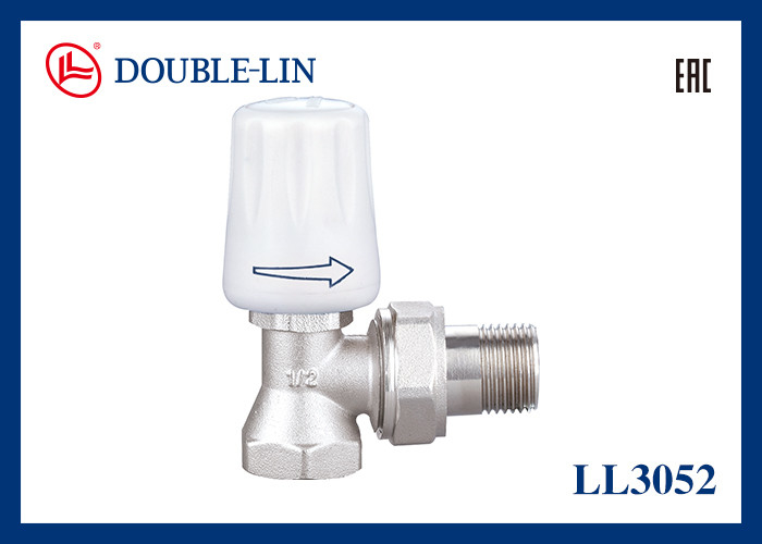 Valve de radiateur d'angle 1/2" 3/4" Taille BS2779 fil de 32 ° F à 248 ° F Température de travail