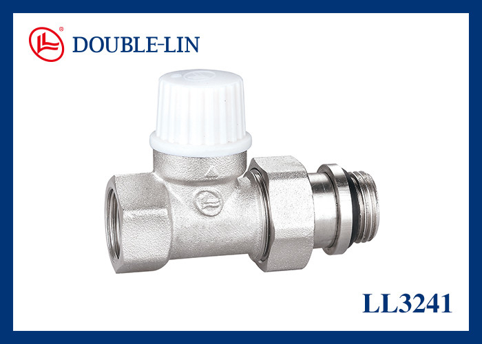 Valve de radiateur manuelle de type à fil ISO228 à 10 bar