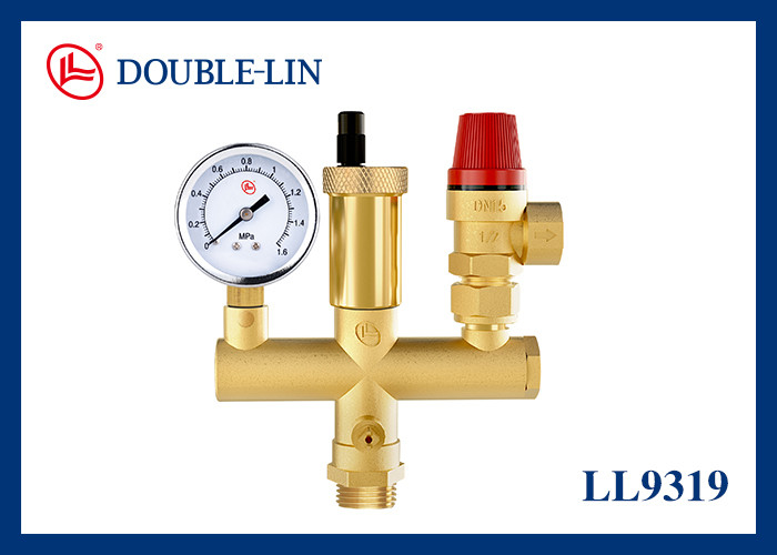 Componente de sécurité du réservoir d'eau ISO228 fil 16bar soupape en laiton